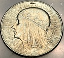 5 zł złotych 1934 Głowa Kobiety Polonia Jadwiga Babka SREBRO