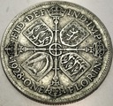 Anglia UK floren florin 1928 Jerzy V George SREBRO