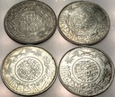 LOT zestaw 4x Arabia Saudyjska 1 rial SREBRO