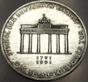Niemcy 10 marek mark 1991 A Brama Brandenburska SREBRO