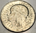5 zł złotych 1933 Głowa Kobiety Polonia Jadwiga Babka SREBRO