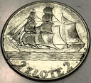2 zł złote 1936 Żaglowiec SREBRO