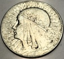 5 zł złotych 1933 Głowa Kobiety Polonia Jadwiga Babka SREBRO