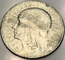 10 zł złotych 1932 Głowa Kobiety Polonia Jadwiga Babka SREBRO