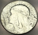 10 zł złotych 1933 Głowa Kobiety Polonia Jadwiga Babka SREBRO