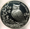 20 zł złotych 2005 Puchacz Zwierzęta Świata SREBRO