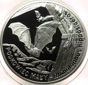 20 zł złotych 2010 Podkowiec Mały nietoperz Zwierzęta Świata SREBRO