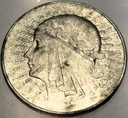 10 zł złotych 1933 Głowa Kobiety Polonia Jadwiga Babka SREBRO
