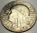 5 zł złotych 1932 Głowa Kobiety Polonia Jadwiga Babka SREBRO