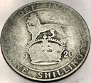 Anglia UK 1 szyling shilling 1920 Jerzy V George SREBRO