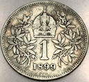 Austro-Węgry 1 korona 1899 Franciszek Józef Austria SREBRO