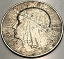 5 zł złotych 1932 Głowa Kobiety Polonia Jadwiga Babka SREBRO