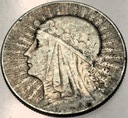 5 zł złotych 1933 Głowa Kobiety Polonia Jadwiga Babka SREBRO