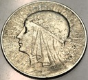 5 zł złotych 1934 Głowa Kobiety Polonia Jadwiga Babka SREBRO