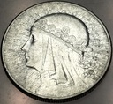 10 zł złotych 1932 Głowa Kobiety Polonia Jadwiga Babka SREBRO