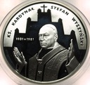 10 zł złotych 2001 Kardynał Stefan Wyszyński SREBRO