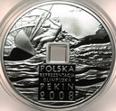 10 zł złotych 2008 Pekin Olimpiada Reprezentacja OTWÓR SREBRO