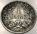 Niemcy 1 marka mark 1874 G SREBRO
