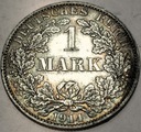 Niemcy 1 marka mark 1914 A SREBRO
