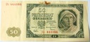 1948 50 zł Pięćdziesiąt Złotych, seria D2