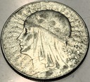 5 zł złotych 1933 Głowa Kobiety Polonia Jadwiga Babka SREBRO