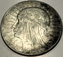 5 zł złotych 1934 Głowa Kobiety Polonia Jadwiga Babka SREBRO (nr 1)