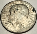5 zł złotych 1934 Głowa Kobiety Polonia Jadwiga Babka SREBRO (nr 2)