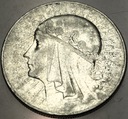 10 zł złotych 1932 Głowa Kobiety Polonia Jadwiga Babka SREBRO