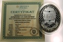 Niue 1 dolar 2013 FABERGE Jajo Napoleońskie Napoleonic Egg SWAROVSKI SREBRO