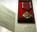 BRĄZOWY Krzyż Zasługi PRL Medal Odznaczenie 1973 LEGITYMACJA PUDEŁKO