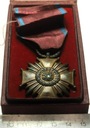 BRĄZOWY Krzyż Zasługi RP 1944-1952 Medal Odznaczenie PUDEŁKO