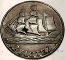 2 zł złote 1936 Żaglowiec SREBRO