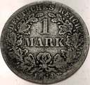 Niemcy 1 marka mark 1874 F SREBRO