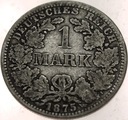Niemcy 1 marka mark 1875 A SREBRO