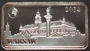 Wyspy Salomona 1/2 Dolara 2014 Warsaw Warszawa SREBRO