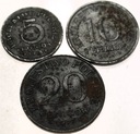 5 10 20 fenigów 1917 1918 Królestwo Polskie okupacja niemiecka ŻELAZO
