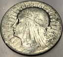 5 zł złotych 1933 Głowa Kobiety Polonia Jadwiga Babka SREBRO