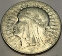 10 zł złotych 1932 Głowa Kobiety Polonia Jadwiga Babka SREBRO