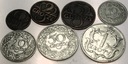 Zestaw 10 gr 20 gr 50 gr 1 zł 1923 1929 NIKIEL II RP