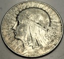5 zł złotych 1933 Głowa Kobiety Polonia Jadwiga Babka SREBRO