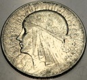 5 zł złotych 1934 Głowa Kobiety Polonia Jadwiga Babka SREBRO