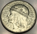 10 zł złotych 1932 Głowa Kobiety Polonia Jadwiga Babka SREBRO