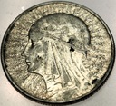 5 zł złotych 1933 Głowa Kobiety Polonia Jadwiga Babka SREBRO (nr 2)