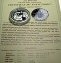 Papież wybaczenia 2008 Jan Paweł II Człowiek który zmienił Świat SREBRO