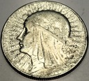 5 zł złotych 1933 Głowa Kobiety Polonia Jadwiga Babka SREBRO (nr 1)