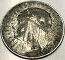 5 zł złotych 1933 Głowa Kobiety Polonia Jadwiga Babka SREBRO (nr 2)