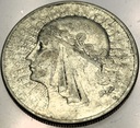 10 zł złotych 1932 Głowa Kobiety Polonia Jadwiga Babka SREBRO
