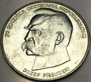 50000 zł złotych 1988 Józef Piłsudski 70 rocznica odzyskania niepodległości