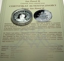 Święty Jan Paweł II 2014 Jan Paweł II Człowiek który zmienił Świat SREBRO