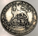 Anglia UK 1 szyling shilling 1923 Jerzy V George SREBRO